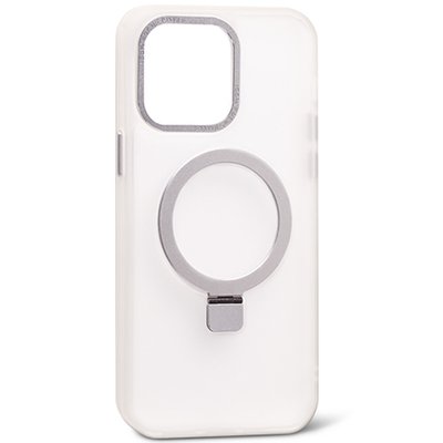 Чохол Matt Guard MagSafe Case для iPhone 12 Pro Max White кільце підставка 1-15066 фото