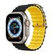 Ремінець Ocean Band для Apple Watch 42mm / 44mm / 45mm / 49mm Black-Yellow 4-00039 фото