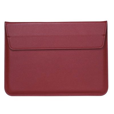 Чехол-конверт подставка Leather PU для MacBook 15.4 Red 8-00023 фото