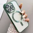 Чехол Shining With Magsafe for iPhone 13 Pro Dark Green 1-14077 фото