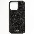 Чохол для iPhone 15 Pro Max Swarovski DIAMOND зі стразами та мікрофіброю Black