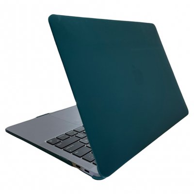 Чехол накладка Matte HardShell Case для Macbook New Pro 13.3 Dark Green 8-00306 фото