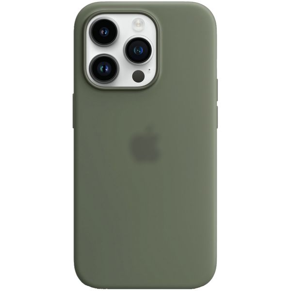 Чехол Silicone Case Full with MagSafe OEM для iPhone 14 PRO MAX Olive 5102 фото