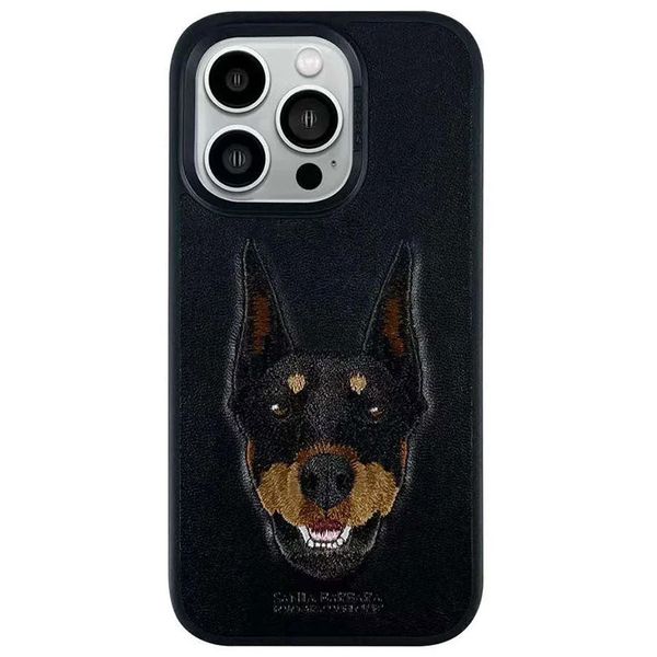 Чехол для iPhone 15 Pro POLO Santa Barbara “CURTIS” Black 1121 фото