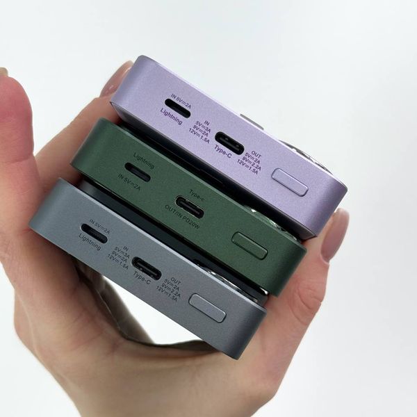 Зовнішній акумулятор Power Bank Q9 MagSafe 20W 10000 mAh Purple 10-0003 фото