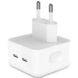 Мережевий зарядний пристрій 35W Dual USB-C Compact Power Adapter 9-0002 фото 1