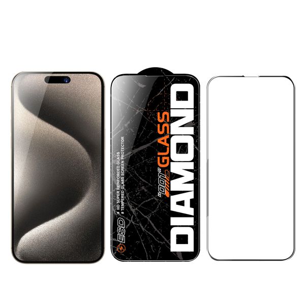 Защитное Стекло для iPhone 15 Pro Max ESD Diamond Glass 001 2-00101 фото